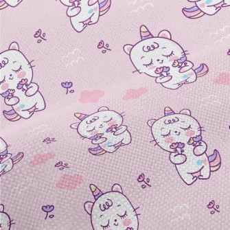 Super Cute Unicorn Kitten Performance Linen