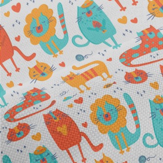 Bright Color Cat Performance Linen
