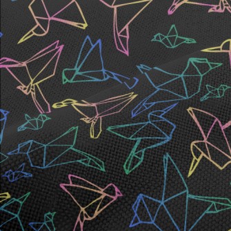 Gradient Line Paper Crane Performance Linen
