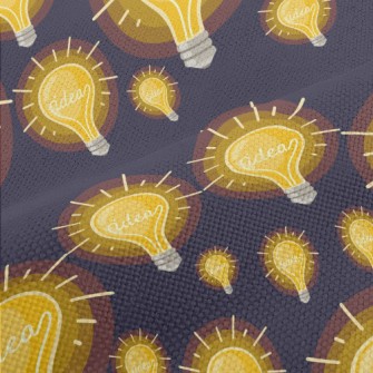 Glowing Shiny Light Bulb Performance Linen