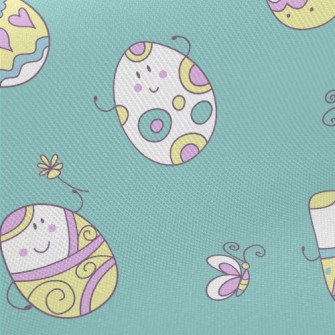Anthropomorphic Painted Eggs Twill