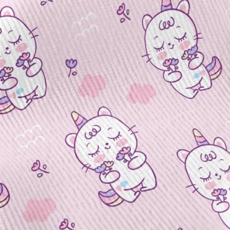 Super Cute Unicorn Kitten Standard Corduroy