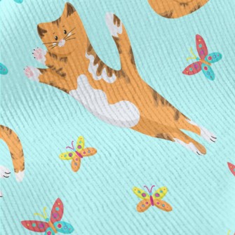 Catching Butterflies Kitten Standard Corduroy