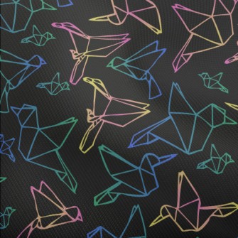 Gradient Line Paper Crane Dobby