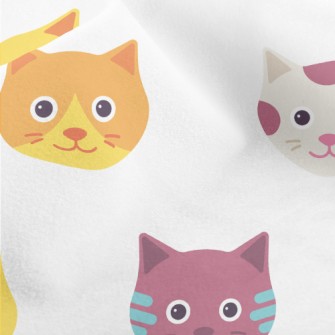 Cute Big Head Cat Micro Fleece