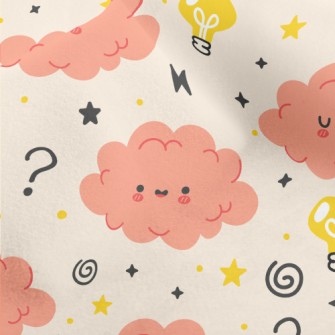 Changing Expression Clouds Micro Fleece