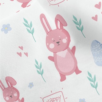 Easter Egg Bunny Micro Fleece