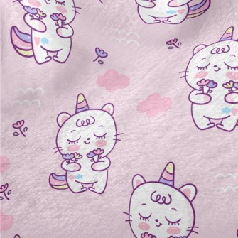 Super Cute Unicorn Kitten Minky
