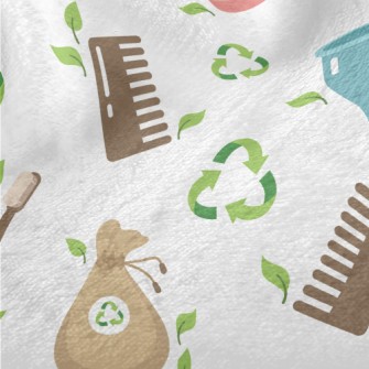 Environmentally Friendly Toile Minky