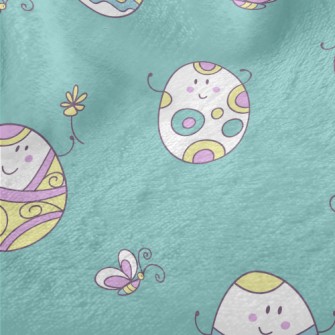 Anthropomorphic Painted Eggs Minky