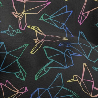 Gradient Line Paper Crane Lightweight Performance Linen