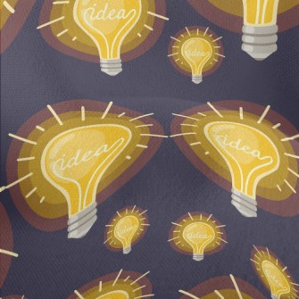 Glowing Shiny Light Bulb Lightweight Performance Linen