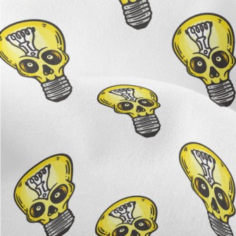 Skull Face Light Bulb Lightweight Performance Linen