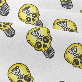 Skull Face Light Bulb Modern Jersey