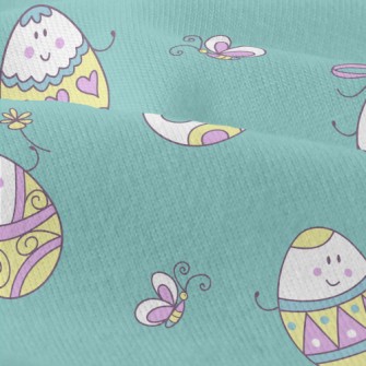 Anthropomorphic Painted Eggs Modern Jersey