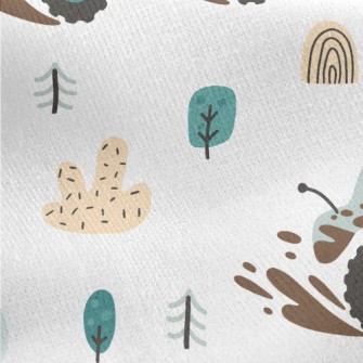 Animal Forest Off-Road Vehicle Jersey Backed Fleece