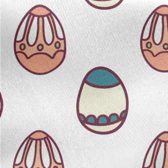 Easter Activity Eggs Jersey Backed Fleece