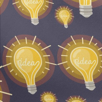 Glowing Shiny Light Bulb Pongee