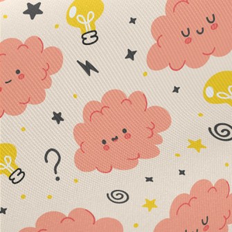 Changing Expression Clouds Midweight Cotton Poplin