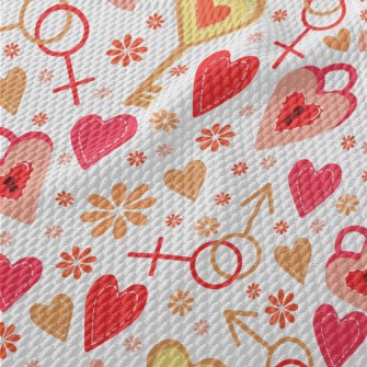 Love Lock And Key Birdseye Piqué