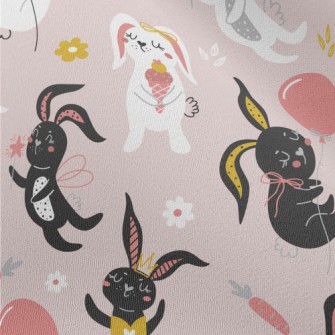 Rabbit Happy Carnival Chiffon