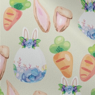 Watercolor Easter Elements Chiffon