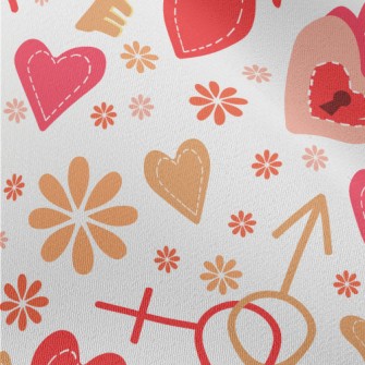 Love Lock And Key Chiffon