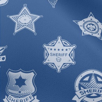Handsome Police Medal Chiffon