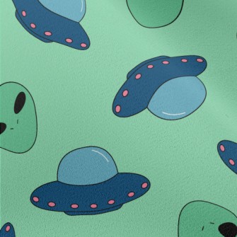 UFOs And Aliens Chiffon