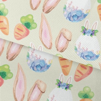 Watercolor Easter Elements Waterproof Oxford