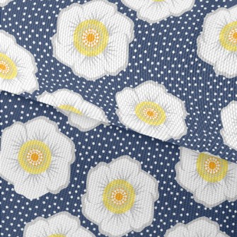 Fresh Big Flowers Waterproof Oxford