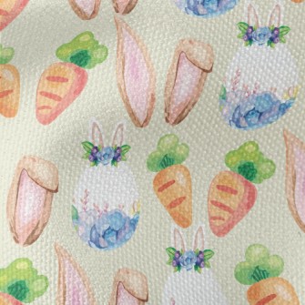 Watercolor Easter Elements Waterproof Canvas