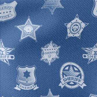 Handsome Police Medal Waterproof Canvas
