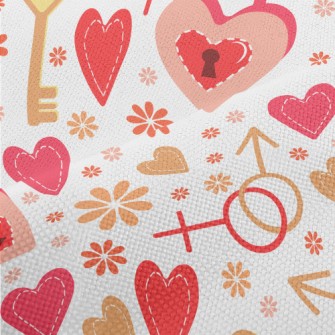 Love Lock And Key Performance Linen