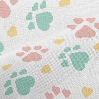 Heart Shape Palm Print Performance Linen