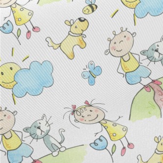 Outdoor Picnic Children Twill