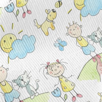 Outdoor Picnic Children Standard Corduroy