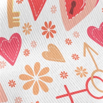 Love Lock And Key Standard Corduroy