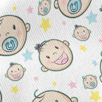 Baby Boy And Girl Eating Pacif Standard Corduroy