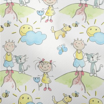 Outdoor Picnic Children Dobby