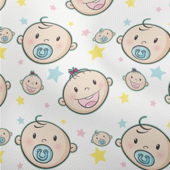 Baby Boy And Girl Eating Pacif Dobby