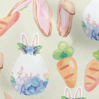 Watercolor Easter Elements Micro Fleece