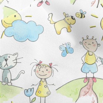 Outdoor Picnic Children Micro Fleece