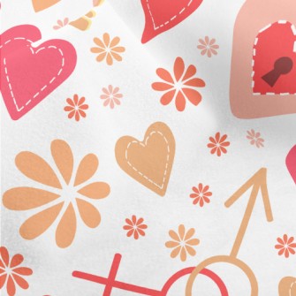 Love Lock And Key Micro Fleece