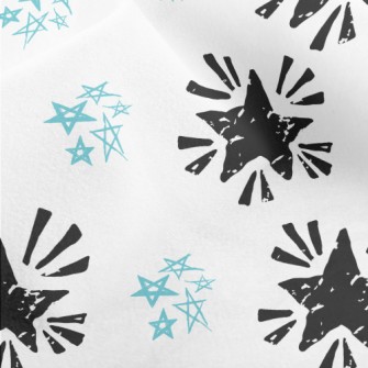 Radial Mottled Stars Micro Fleece