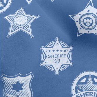 Handsome Police Medal Micro Fleece