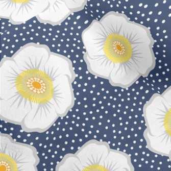 Fresh Big Flowers Micro Fleece