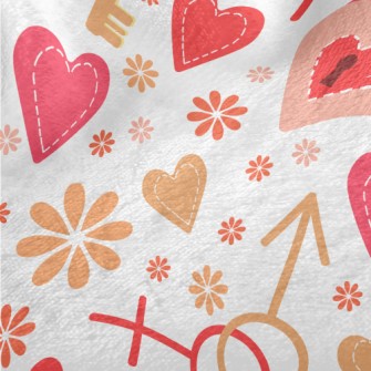 Love Lock And Key Minky