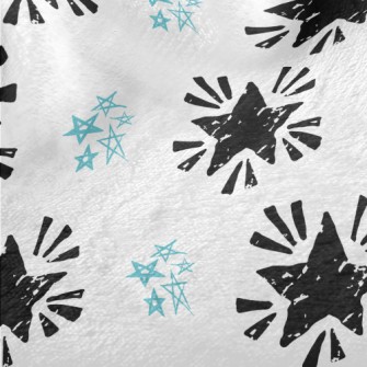 Radial Mottled Stars Minky