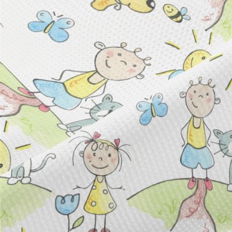 Outdoor Picnic Children Piqué